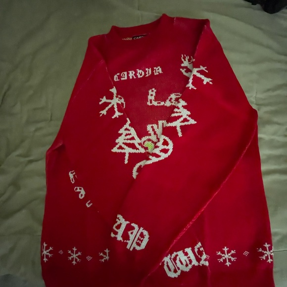 Cardi B Red Ugly Christmas Sweater XL - Picture 3 of 4